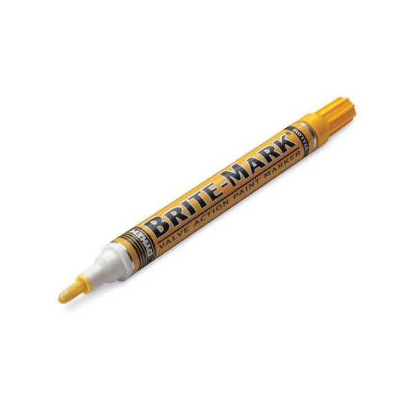 Permanent Paint Marker, Fiber, Medium Tip Size, Black