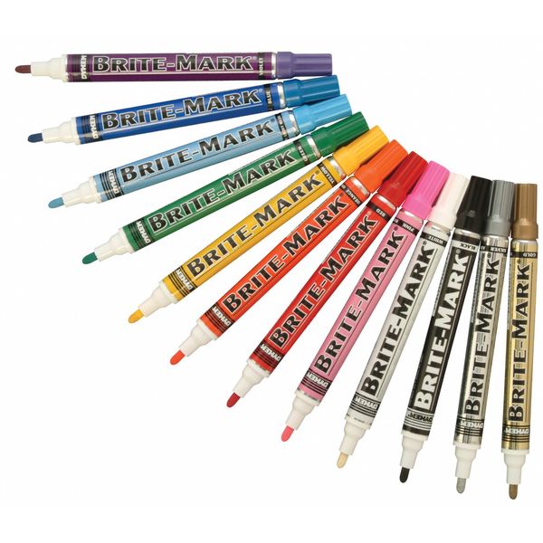 Permanent Permanent Paint Marker/Valve Action, Medium Tip, Gold Color Family, Paint