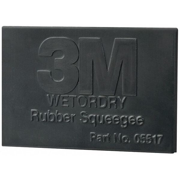 Rubber Squeegee, Automotive, 2x3In, PK50