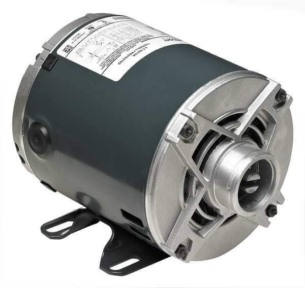 Pump Motor, Split Ph, 1/4 HP, 1725,115V, 48Y