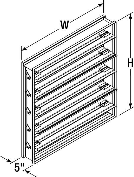 Volume Control Damper, 23-3/4