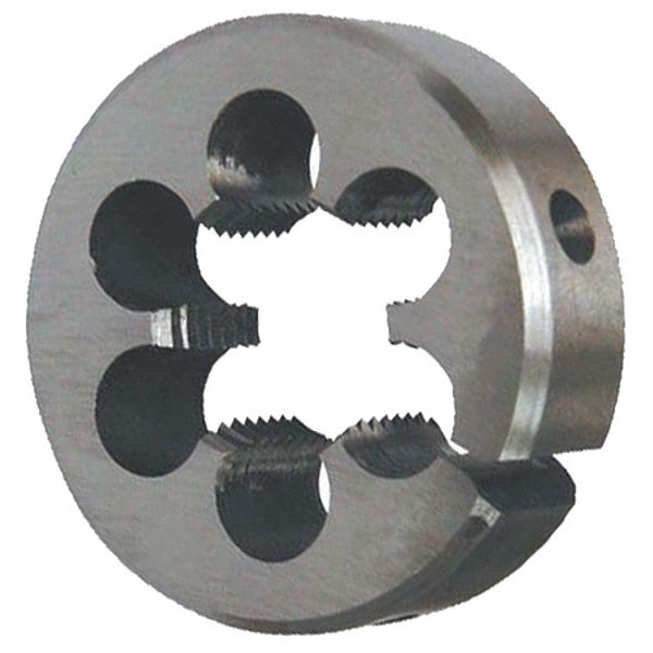 Rd Solid Die, CS, #12-24, 1 In OD