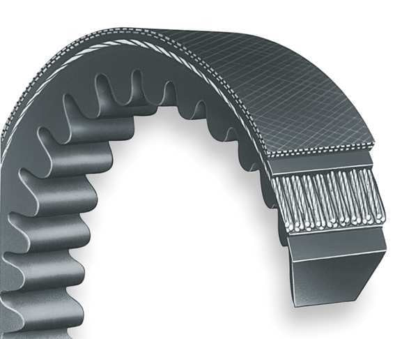 3VX355 Cogged V-Belt, 35-1/2