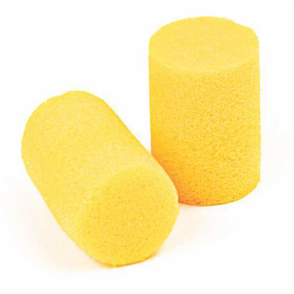 E-A-R Classic Disposable Uncorded Ear Plugs, Cylinder Shape, NRR 29 dB, Yellow, 200 Pairs