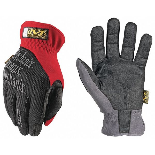 Mechanics Gloves, 2XL, Red, Anatomically Designed Two-Piece Palm, Form Fitting Trek Dry(R)