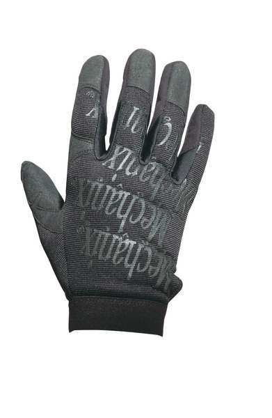 Mechanics Gloves, XL, Black, Seamless, Trekdry(R)