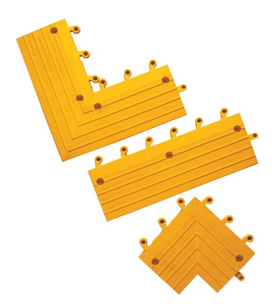 Ramp Edge PVC 18 in 18 in 7/8 in