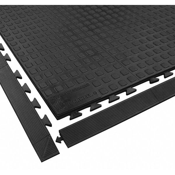 Ramp Edge with Corner Polyurethane 3 ft 3 in 2 in 5/8 in
