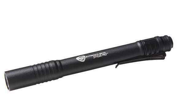 STYLUS PRO STREAMLIGHT LED 100 Lumens Industrial Black Penlight