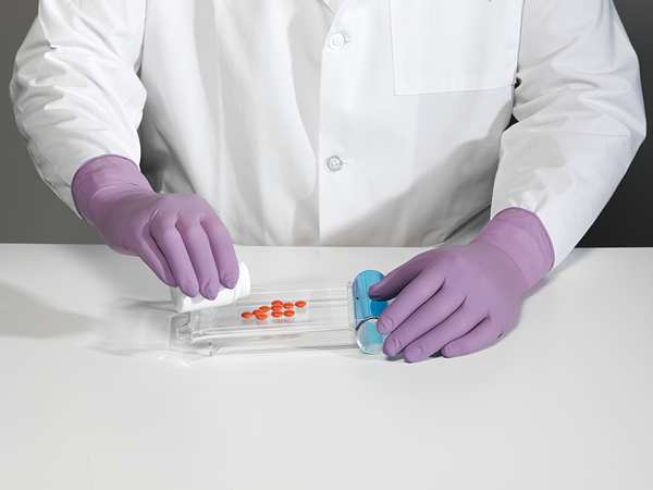 Clean Process Gloves, M, 6 mil, PK100