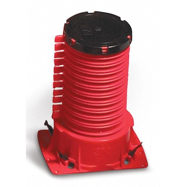 Pipe Cast-In Device, 3 In., For Metal