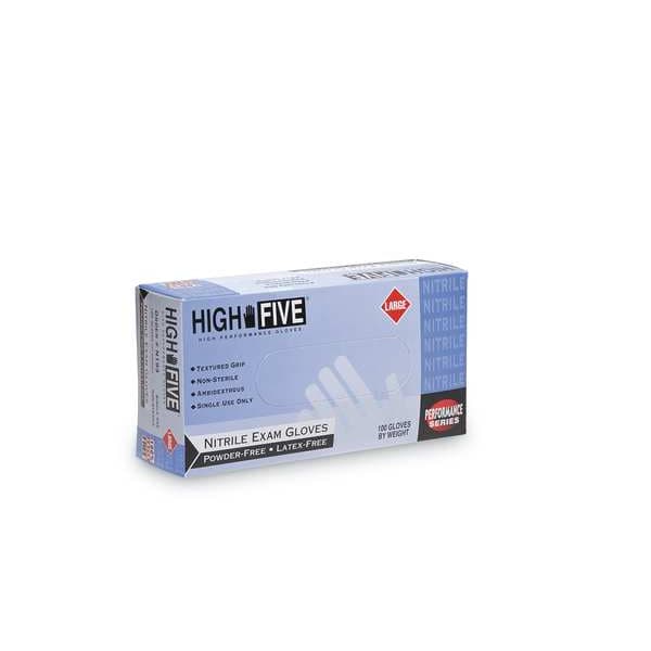 Exam Gloves, Nitrile, Powder Free, Cobalt Blue, S, 100 PK