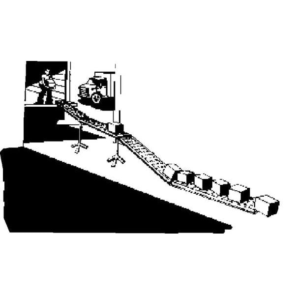 Skatewheel Conveyor, 10ft L, 24in. W