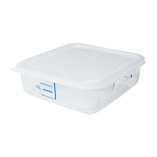 Square Storage Container Lid, White