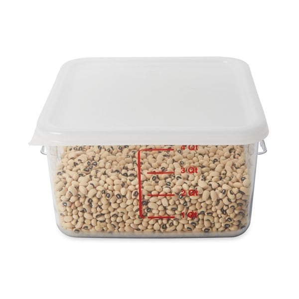 Square Storage Container Lid, White