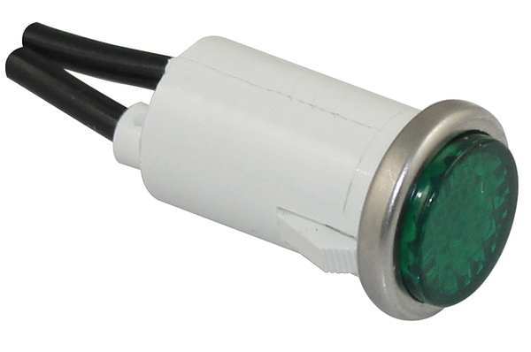 Flush Indicator Light, Green, 120V