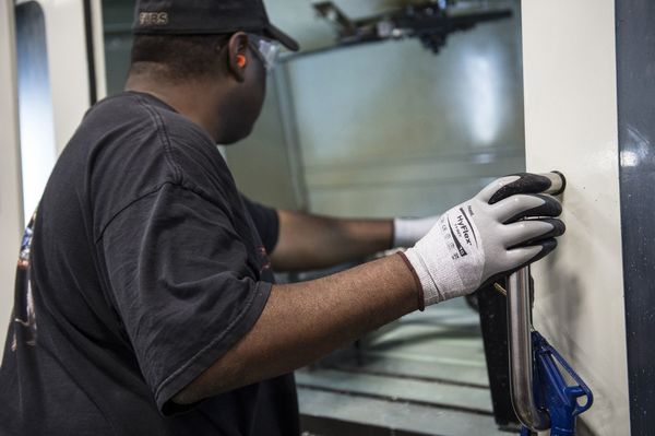 Cut Resistant Coated Gloves, A2 Cut Level, Nitrile, XS, 1 PR