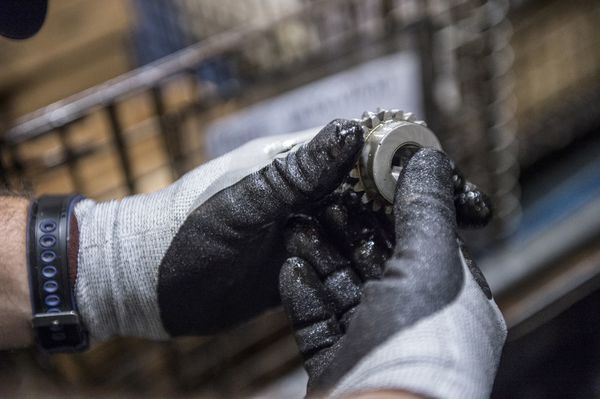 Cut Resistant Coated Gloves, A2 Cut Level, Nitrile, XS, 1 PR