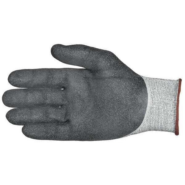Cut Resistant Coated Gloves, A2 Cut Level, Nitrile, M, 1 PR