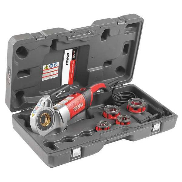 Pipe Threading and Cutting Machines, 1/2 in to 1-1/4 in, Rod: No Rod Bolt: No Bolt