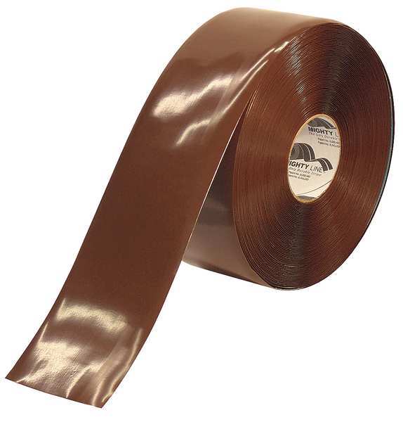 Industrial Floor Tape, Roll, Brown, Vinyl