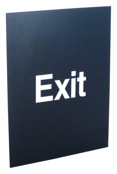 8.5x11 Sign - EXIT (Double Sided)
