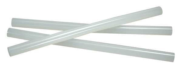 Hot Melt Adhesive, Clear, 5/8 in Diameter, 60 sec Begins to Harden