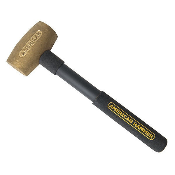 Hammer, Brass, Soft Grip, 3.5 lb.