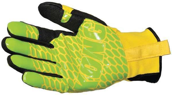 Mechanics Gloves, Impact Protection, M, PR