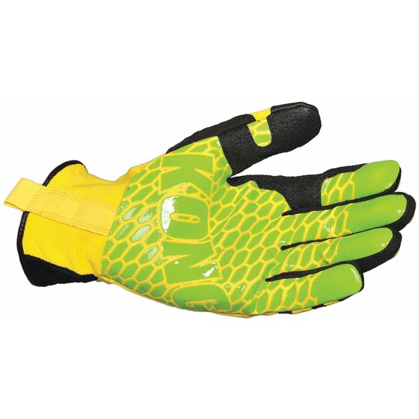 Mechanics Gloves, Impact Protection, XL, PR