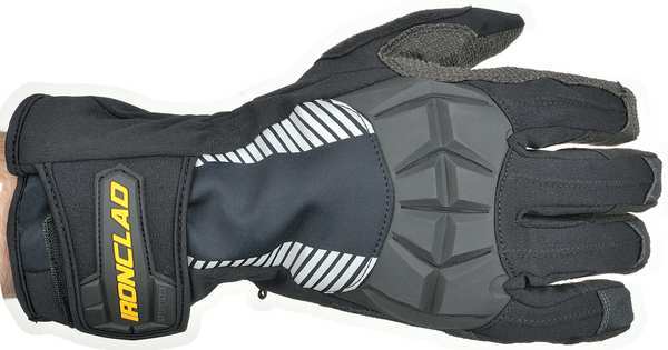 Cold Protection Impact-Resistant Gloves, Insulated Lining, L