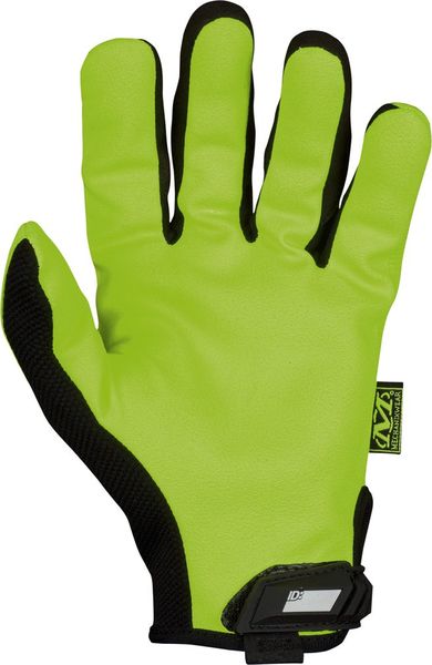 Hi-Vis Mechanics Gloves, S, Yellow, Synthetic Leather, Trekdry(R)