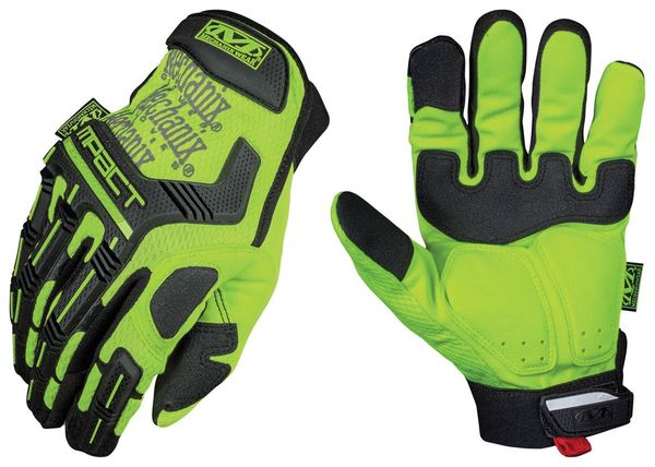 M-Pact XD Impact Gloves, 2XL, Hi-Vis Yellow, PR