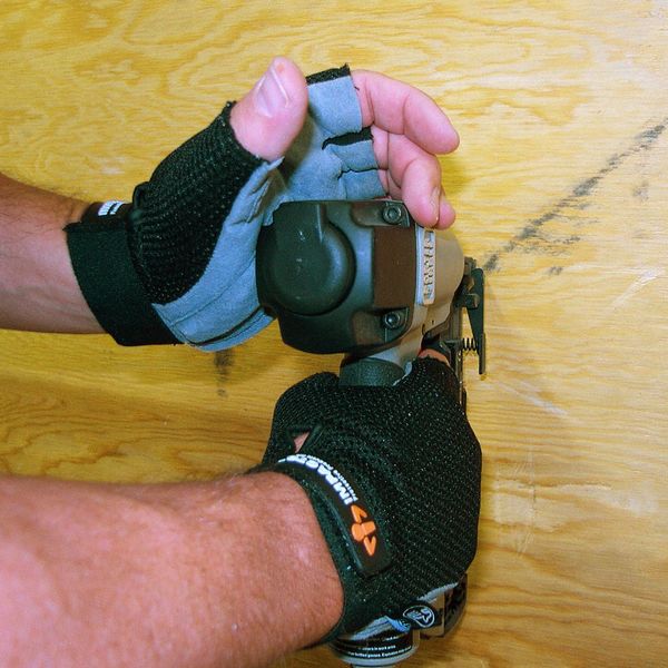 Anti-Vibration Gloves, Carpal Tunn, M, PR