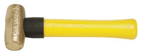 Sledge Hammer, 1 lb., 9-1/2 In, Fiberglass