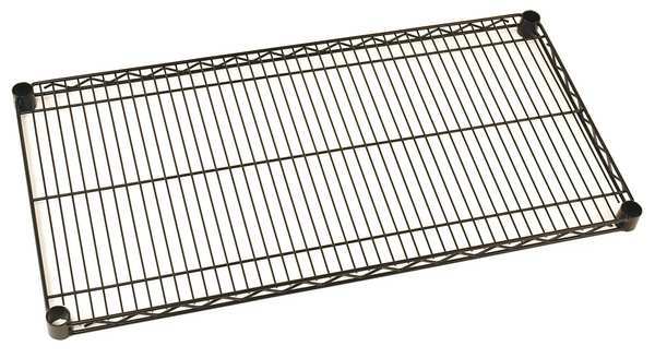 Wire Shelf, 14x36 in., Black Epoxy Coat