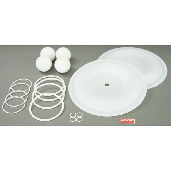 Pump Repair Kit, PTFE, Fluid, 1 In.