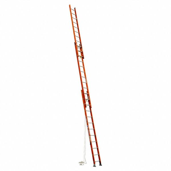 Fiberglass Extension Ladder, 300 lb Load Capacity