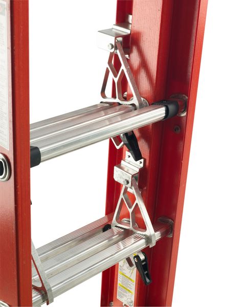 Fiberglass Extension Ladder, 300 lb Load Capacity