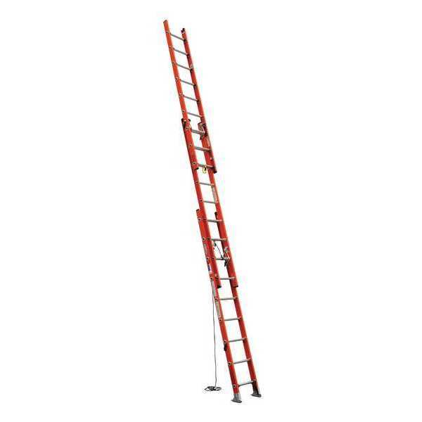 Fiberglass Extension Ladder, 300 lb Load Capacity