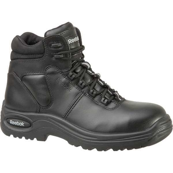Size 10-1/2 Men's 6 in Work Boot Composite Work Boot, Black