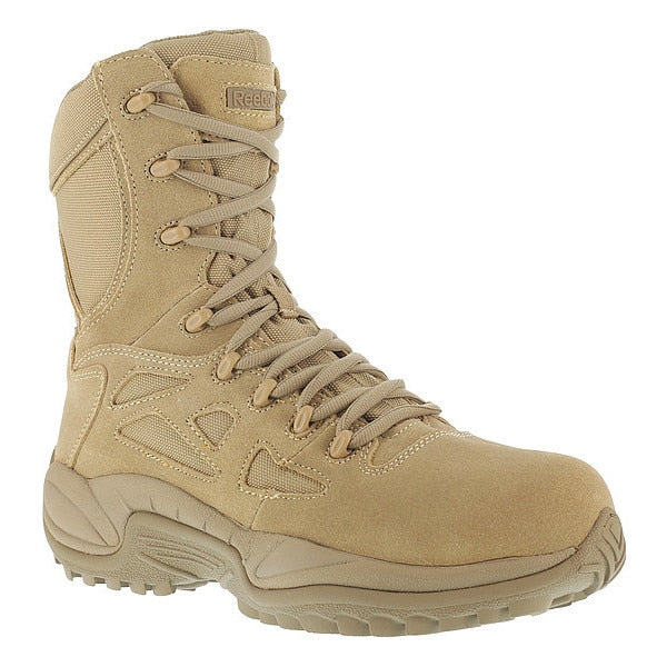 Size 10-1/2 Men's 8 in Work Boot Composite Work Boot, Desert Tan
