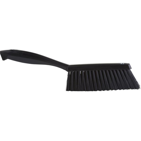 1 19/32 in W Bench Brush, Soft, 6 3/4 in L Handle, 7 in L Brush, Black, Plastic, 13 in L Overall