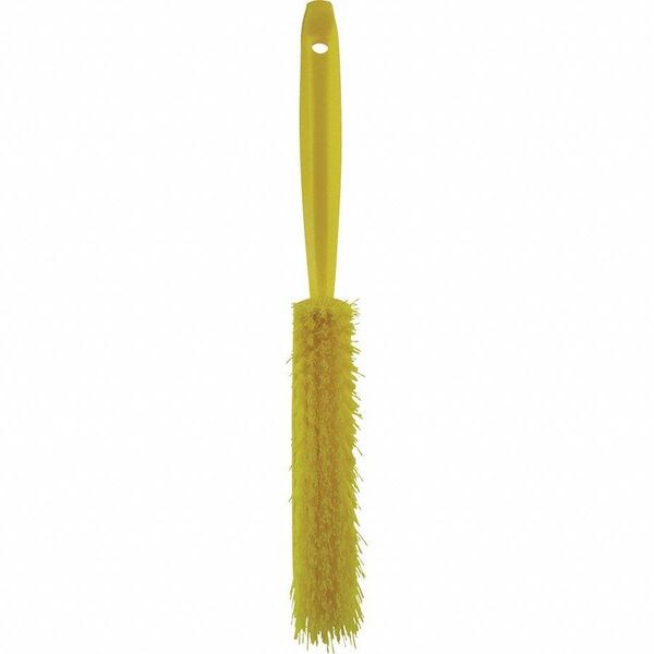 1 19/32 in W Bench Brush, Medium, 6 1/2 in L Handle, 6 1/2 in L Brush, Yellow, Plastic