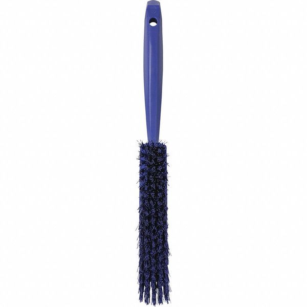 1 19/32 in W Bench Brush, Medium, 6 1/2 in L Handle, 6 1/2 in L Brush, Purple, Plastic