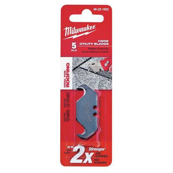 5 PC Hook Utility Knife Blades