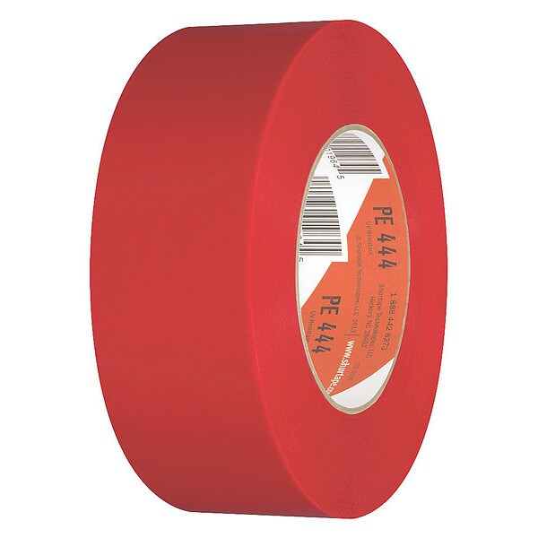 Film Tape, Polyethylene, Red, 48mm x 55m
