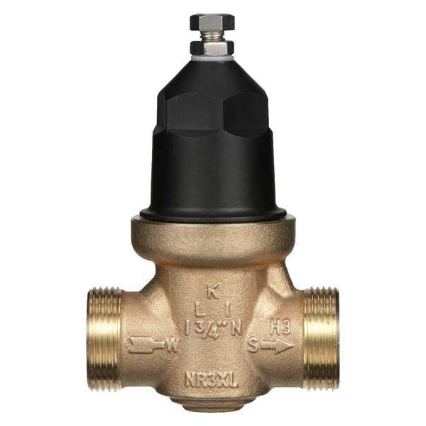 Water Pressure Reducing Valve with Double Union Connections 3/4