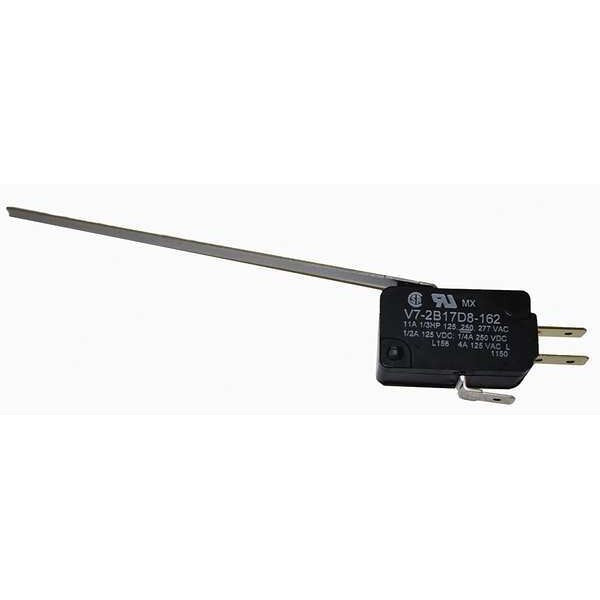 Miniature Snap Action Switch, Lever, Long Actuator, SPDT, 3A @ 240V AC Contact Rating