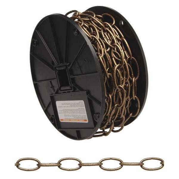 #10 Decorator Chain, Brass Plated, 60' per Reel